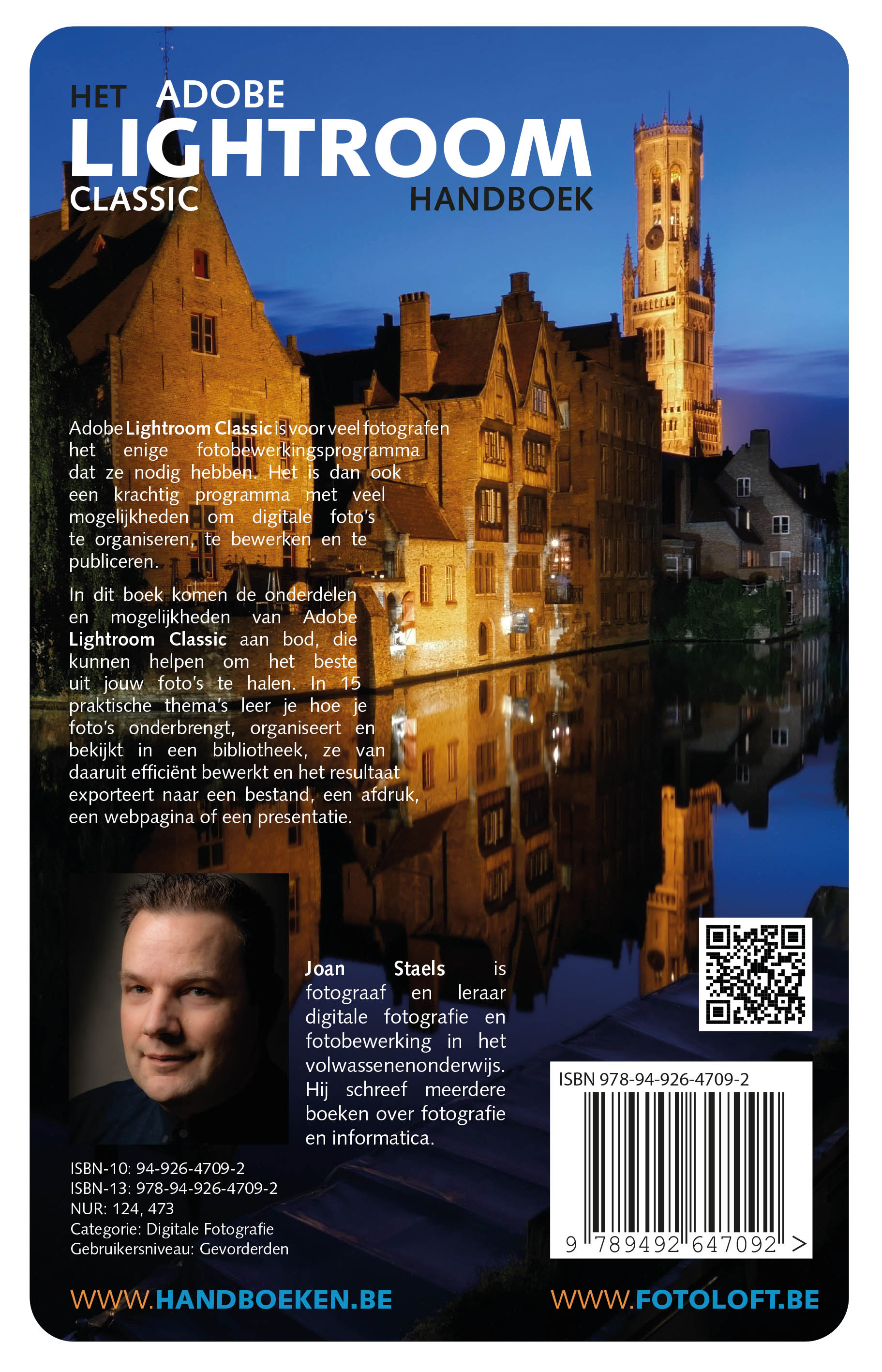 Achterkant Het Adobe Lightroom Classic handboek